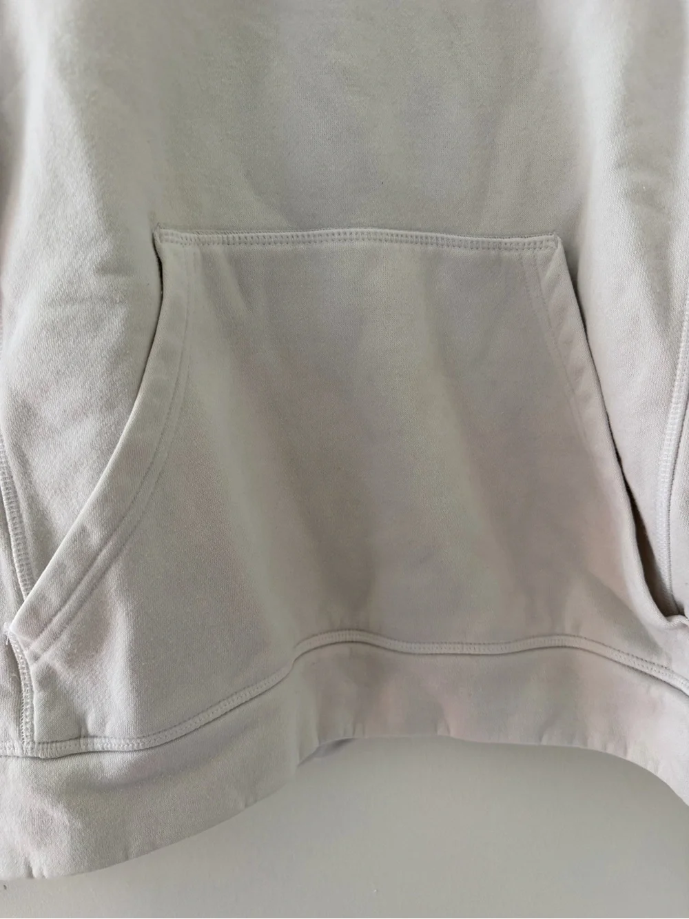 adidas Kids Hoodie in Light Beige with Black Logo